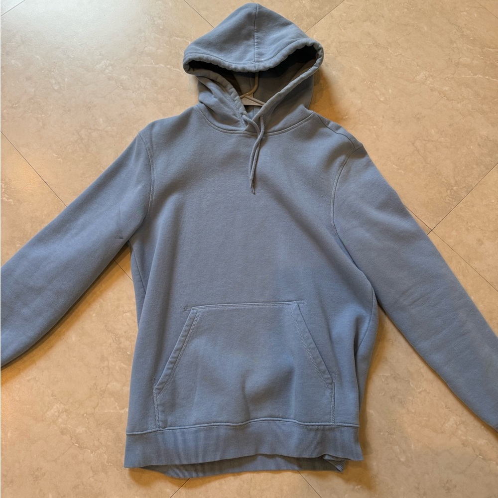Blue hoodie